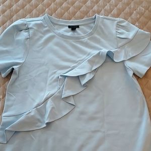 Ann Taylor ruffle sweat shirt